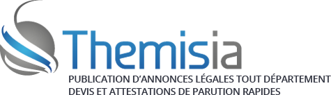 Themisia Publication d'annonces légales tout département devis et attestations de parution rapide